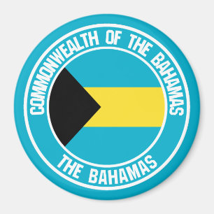 Imã Bahamas - Emblem redonda