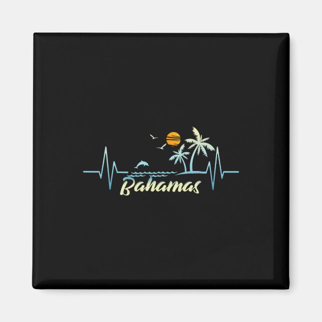 Imã Bahamas Ilhas Souvenir Spring Break Bahamas (Frente)