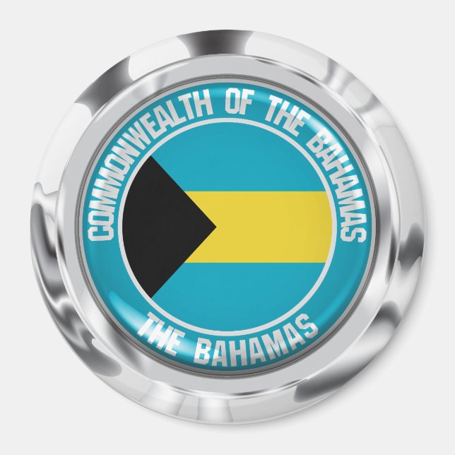Imã Bahamas — Round Emblem (Frente)