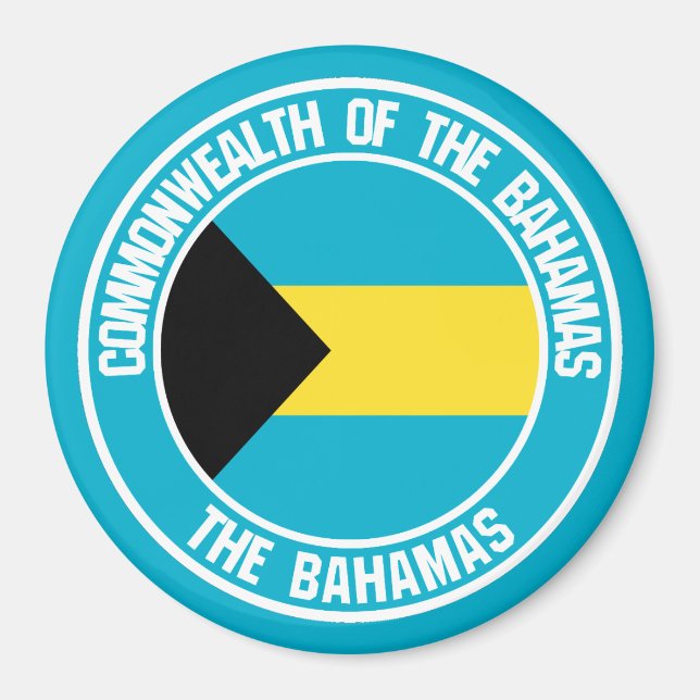 Imã Bahamas — Round Emblem (Frente)