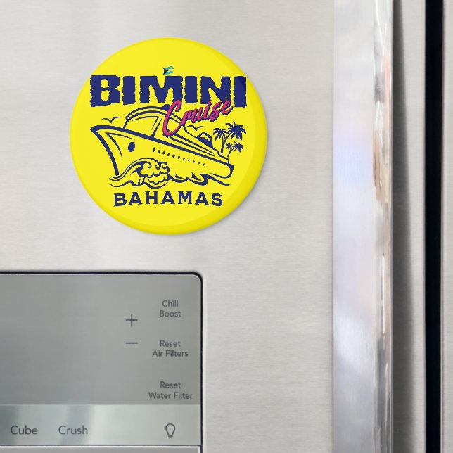 Imã Bahamas Souvenir Gift: Bimini Bahamas Cruise (In Situ (Fridge))