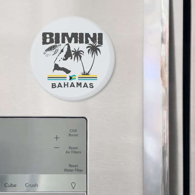 Imã Bahamas Souvenir Gift: Independência de Bimini Bah (In Situ (Fridge))