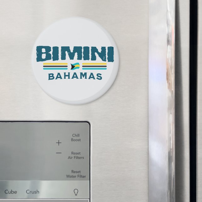 Imã Bahamas Souvenir Gift: Independência de Bimini Bah (In Situ (Fridge))