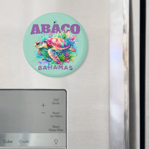 Imã Bahamas Souvenir Presente: Abaco Bahamas Tartaruga