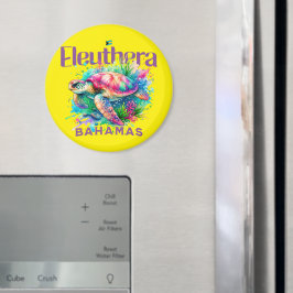 Imã Bahamas Souvenir Presente: Eleuthera Bahamas Turtl