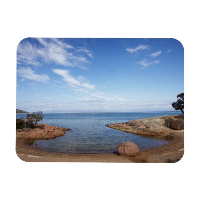 Ímã Baía da Lua de mel, Baía de Coles, Freycinet Nacio (Horizontal)