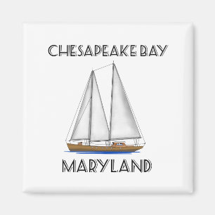 Imã Baía de Chesapeake em veleiro, Maryland