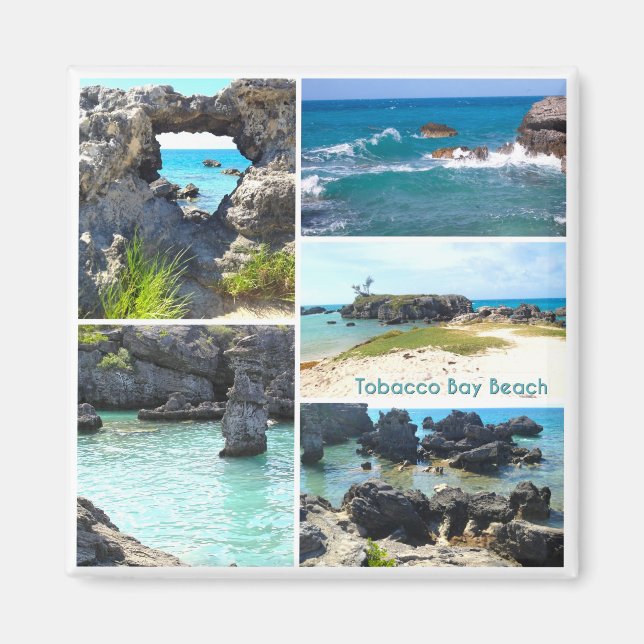 Imã Baía de Cigarro Praia, Bermudas (Frente)