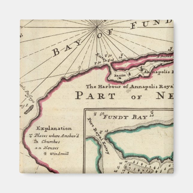 Imã Baía de Fundy e porto de Annapolis Royal (Frente)