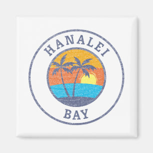 Imã Baía de Hanalei, Kauai Estilo Clássico Desbotado