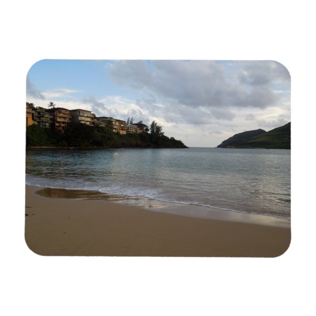 Ímã Baía de Kalapaki, em Kauai, Havaí (Horizontal)