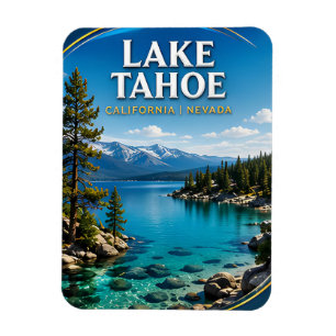 Ímã Baía Esmeralda Lake Tahoe Cênica