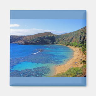 Imã Baía profunda 3 de Hanauma, interior de Honolulu,