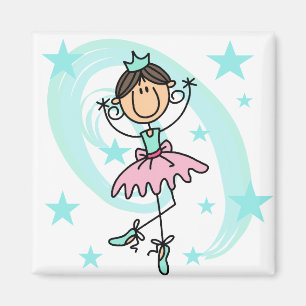 Imã Bailarina - Camisetas e Presentes Marrons