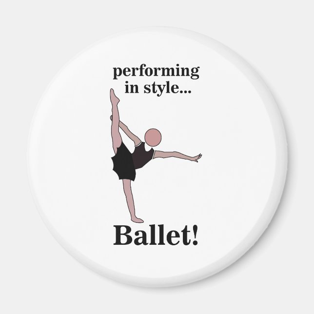 Imã Bailarina Dançarina de Ballet Performando com Esti (Frente)