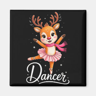 Imã Bailarina de Ballet de Rena do Papai Noel Natal Fo