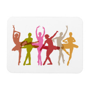 Ímã Bailarinas coloridas da dança