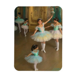 Ímã Bailarinas esperando para actuar