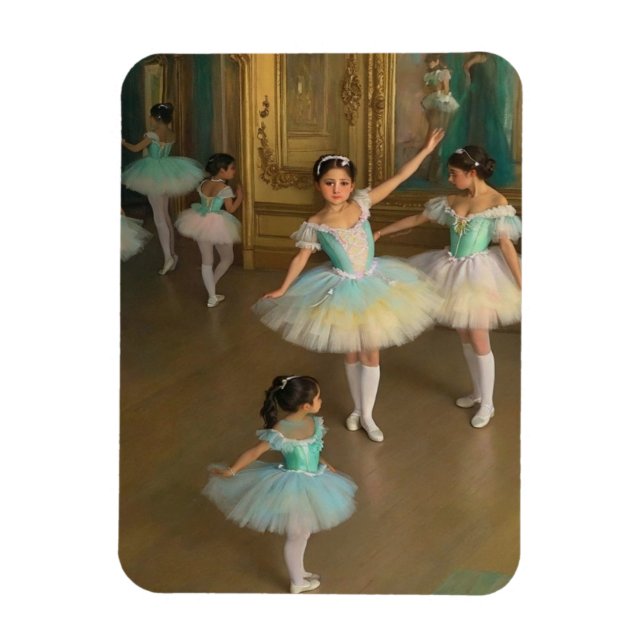 Ímã Bailarinas esperando para actuar (Vertical)