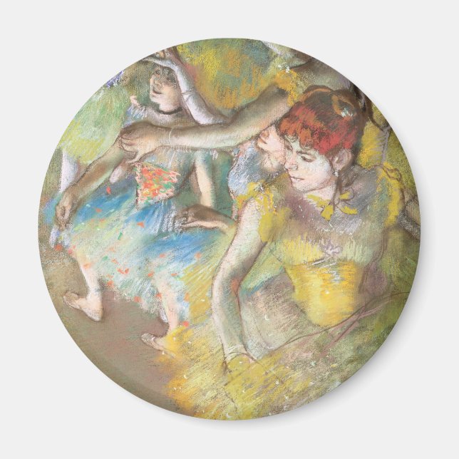 Imã Bailarinas no Palco por Edgar Degas (Frente)