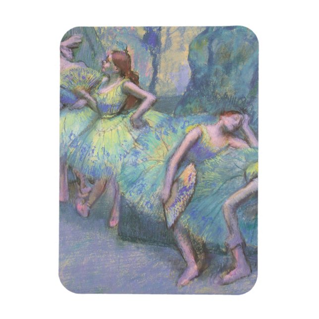 Ímã Bailarinas nos Bastidores de Edgar Degas (Vertical)