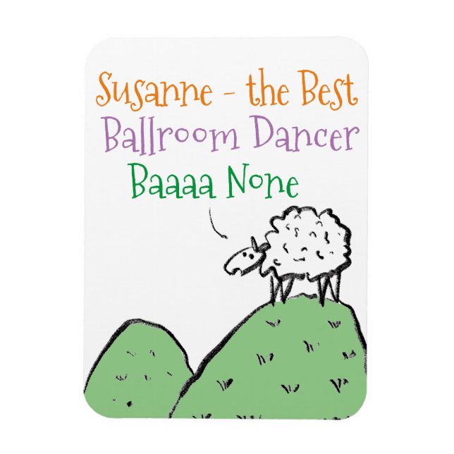 Ímã Bailarino de Salão (Vertical)