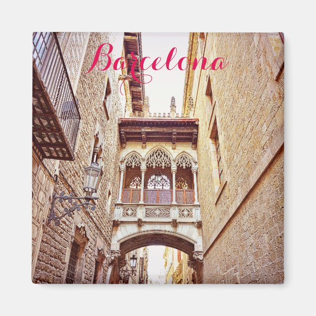Imã Bairro Gótico em Barcelona, Espanha (Frente)