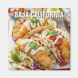 Imã Baja California Mexico Fish Tacos