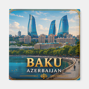 Imã Baku Azerbaijão Mar Cáspio Capital 🌊