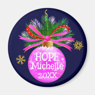 Imã Balança de Fita Rosa