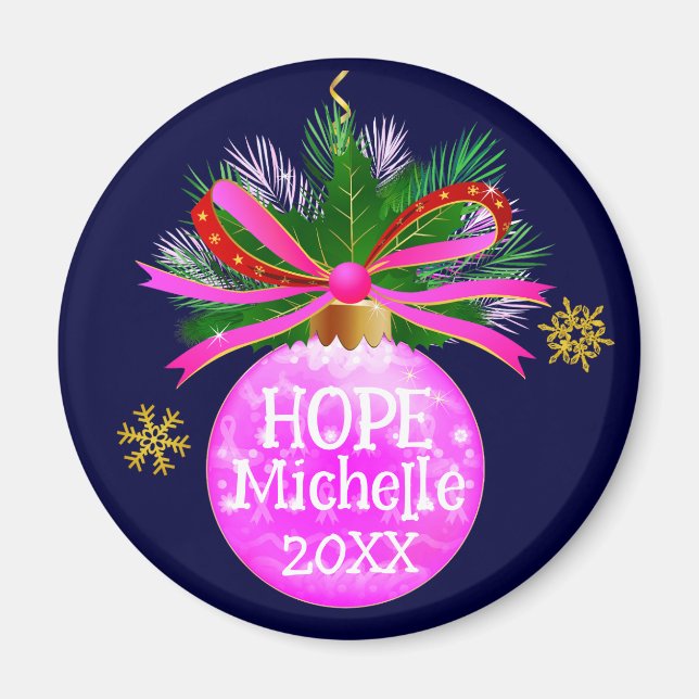 Imã Balança de Fita Rosa (Frente)