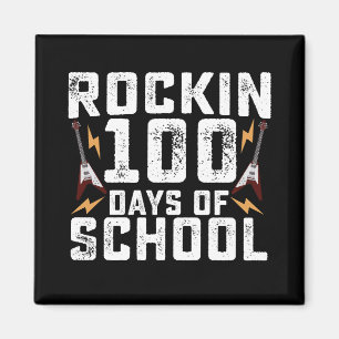 Imã Balancando 100 Dias de Escola Rock Guitar Vintage