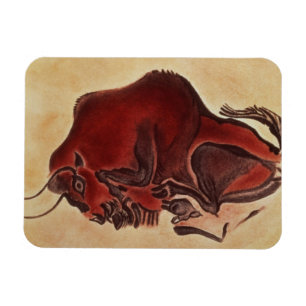 Ímã Balance a pintura de um bisonte, Magdalenian
