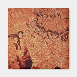 Imã Balance a pintura de uma cena da caça, c.17000 BC