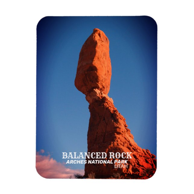 Ímã Balanced Rock, Arches National Park, Utah (Vertical)