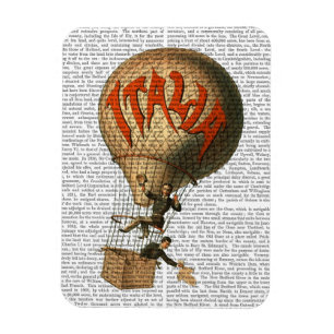 Ímã Balão de ar quente Italia