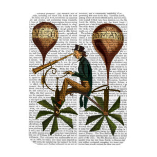 Ímã Balão de Ar Quente La Lune Voyage A La Lune