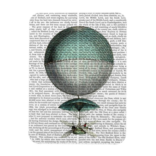 Ímã Balão de Ar Quente Volante de Vaisseau (Vertical)