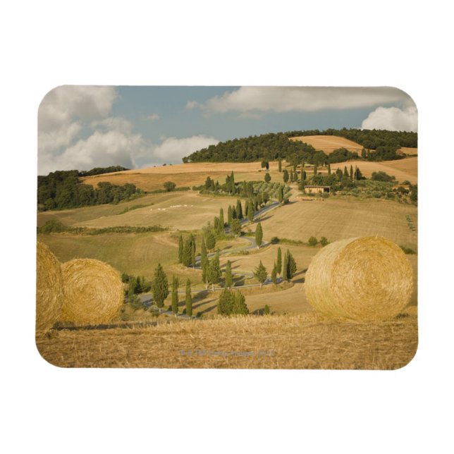 Ímã Balão e paisagem rolante, Toscana, Itália (Horizontal)