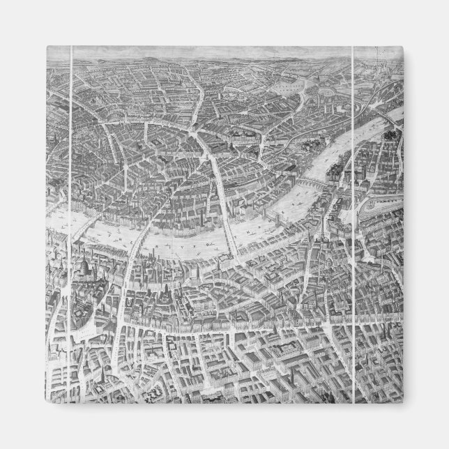 Imã Balão View of London, 1851 (Frente)