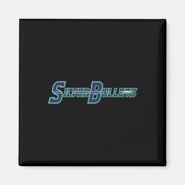 Imã Balas de Prata Softll - Logotipo Azul (Frente)