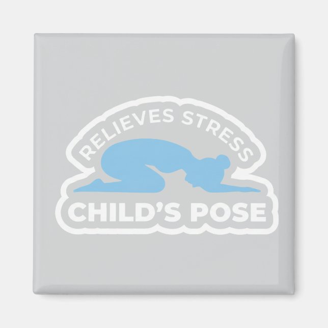 Imã Balasana Child’s Pose • Relieves Stress Yoga (Frente)