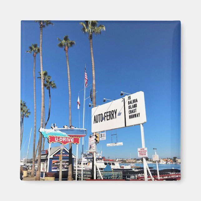 Imã Balboa Island Ferry, Newport Beach, Califórnia (Frente)