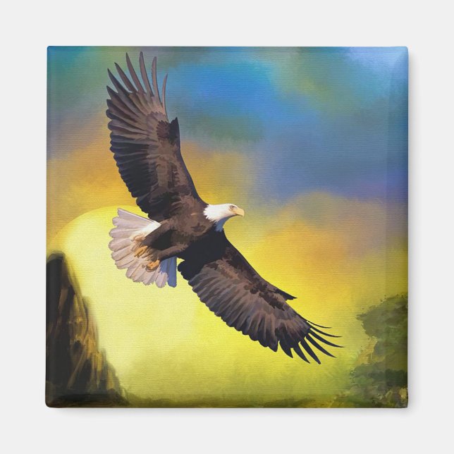 Imã Bald Eagle (Frente)
