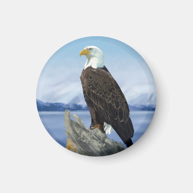 Imã Bald Eagle Magnet (Frente)