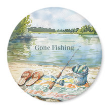 Balde do Lago Blue Gone Fishing