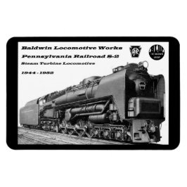 Ímã Baldwin Locomotive Works S-2 PRR Steam Turbine