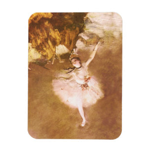 Ímã Balé Dancer Degas Star Painting