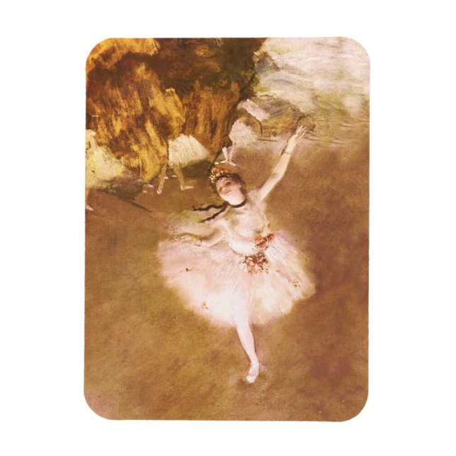 Ímã Balé Dancer Degas Star Painting (Vertical)