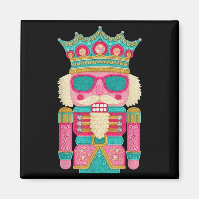 Imã Balé de Natal Rosa Rosa Nutcracker Esquadrão Rosa  (Frente)